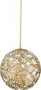 Stunning Jardin Pendant with Oxidized Gold Leaf Finish