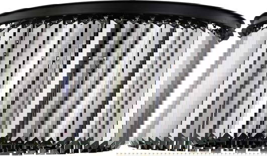 Elegant Lighting Sydney Flush-Mount Ceiling Light Matte Black 31.5in 8 Bulbs UL-Listed: Elegant Lighting Sydney Flush-Mount Ceiling Light Matte Black 31.5in 8 Bulbs UL-Listed Illuminate your space with the Sydney Ceiling Light, featuring a sophisticated matte black finish. This flush-mou