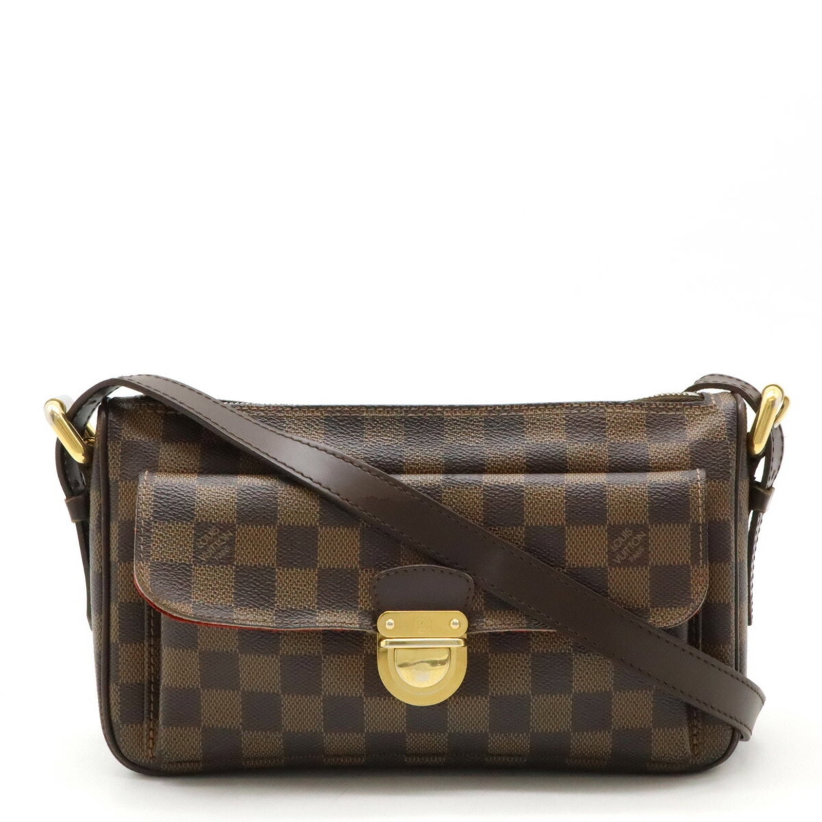 Louis Vuitton Damier Ravello GM Shoulder Bag N60006 Brown Canvas: Louis Vuitton Damier Ravello GM Shoulder Bag N60006 Brown Canvas Elevate your style with the Louis Vuitton Damier Ravello GM Shoulder Bag. This exquisite shoulder bag is crafted from durable Damier Ca