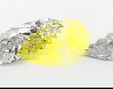 Loose Diamond - PEAR 1.0ct Fancy Vivid Yellow VVS2