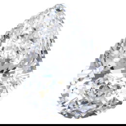 GIA Certified 5.02ct Pear Cut Diamond E VS2 New 21st Century