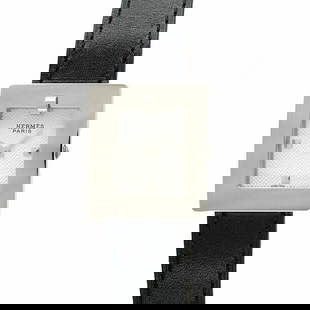 HERMES Belt Watch BE1.210 Ladies Quartz 26mm Stainless Steel Interchangeable Straps: HERMES Belt Watch BE1.210 Ladies Quartz 26mm Stainless Steel Interchangeable Straps This elegant HERMES Belt Watch BE1.210 is designed for ladies, featuring a unique and versatile design that allows f