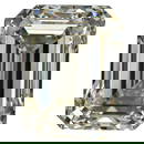 HRD Certified 5.59 Carat Emerald Cut Diamond, K Color, VS2 Clarity