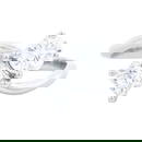 1.10ct GIA Certified Toi Et Moi Ring 18k White Gold Size 6.25