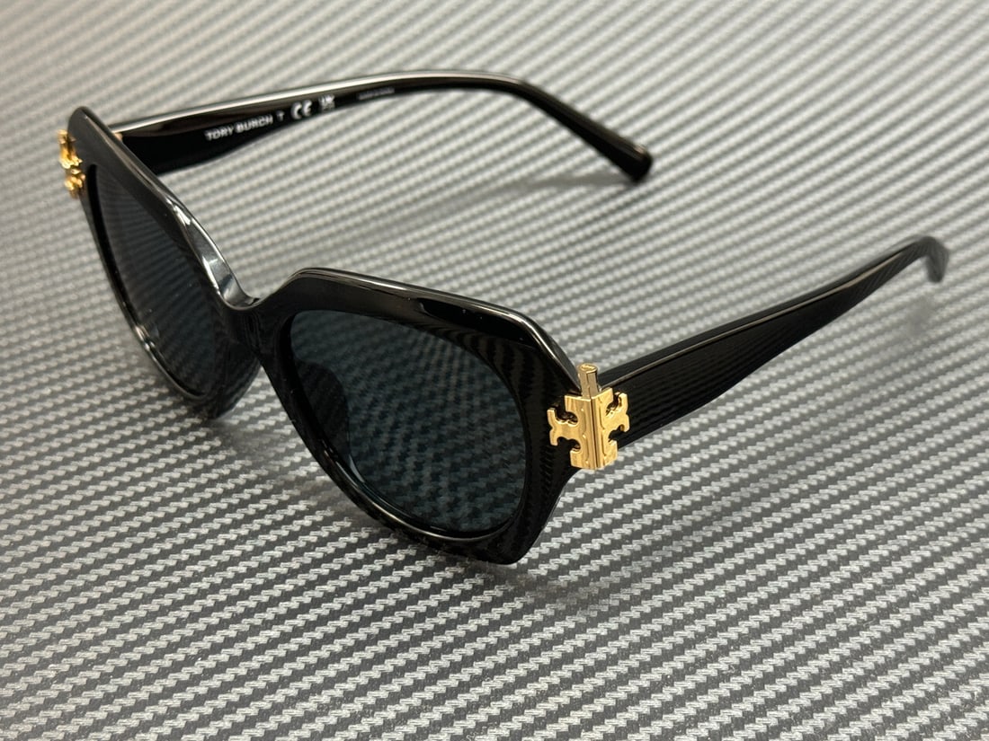 Tory Burch TY7215U Black Women's 51mm Sunglasses: Tory Burch TY7215U Black Women's 51mm Sunglasses Elevate your style with these Tory Burch TY7215U sunglasses, featuring a chic black frame that perfectly complements a variety of outfits. Designed for