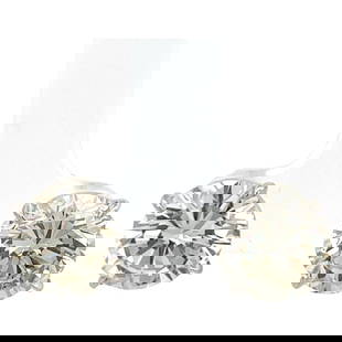 Harbor Diamonds 7.00ct Diamond Stud Earrings J-K SI1 18K White Gold Martini Setting: Harbor Diamonds 7.00ct Diamond Stud Earrings J-K SI1 18K White Gold Martini Setting Elevate your elegance with these stunning diamond stud earrings, featuring a total weight of 7.00 carats. Crafted in