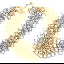 Harbor Diamonds Italian 14K Yellow Gold Multi Strand Link Bracelet 7.25in