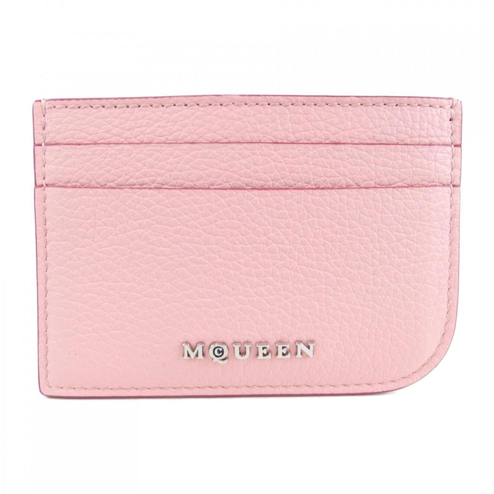 Alexander McQueen Pink Card Case for Women 7cm x 10cm: Alexander McQueen Pink Card Case for Women 7cm x 10cm This Alexander McQueen card case is a stylish accessory designed for women. Crafted in a chic pink color, it offers a sophisticated touch to your
