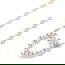 Tiffany Metro Heart Necklace in 18K Pink Gold with Diamond 293267