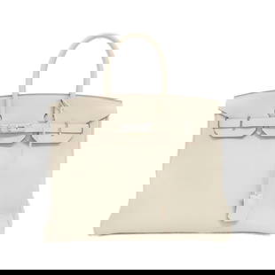 Hermes Birkin 35cm Togo Leather Handbag Silver Hardware Women: Hermes Birkin 35cm Togo Leather Handbag Silver Hardware Women Introducing the iconic Hermes Birkin handbag, crafted from luxurious Togo leather and designed for women. This exquisite handbag features