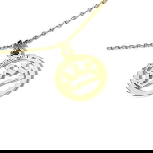 CHAUMET 18K Yellow Gold Acroshcoeur Pendant Necklace Women 35-40cm: CHAUMET 18K Yellow Gold Acroshcoeur Pendant Necklace Women 35-40cm This exquisite CHAUMET women's necklace features a stunning Acroshcoeur pendant crafted from 18K yellow gold, radiating elegance and
