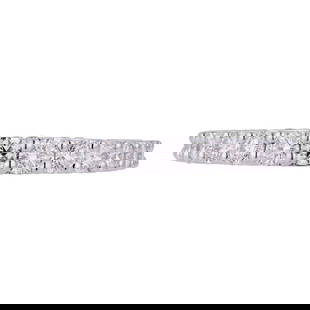 Rachel Koen 18K White Gold Diamond Pave Wedding Band 1.40ct: Rachel Koen 18K White Gold Diamond Pave Wedding Band 1.40ct This exquisite Rachel Koen wedding band is crafted from 18K white gold and features a stunning diamond pave setting. With a total carat weig