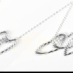 Tiffany & Co. Elsa Peretti Triple Heart Pendant Necklace in Sterling Silver: Tiffany & Co. Elsa Peretti Triple Heart Pendant Necklace in Sterling Silver This stunning Tiffany & Co. necklace features a beautifully crafted pendant with a triple heart motif designed by Elsa Peret