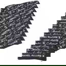 Chanel Allure 2022/2023 Silk Scarf Muffler Black White 90cm Women's