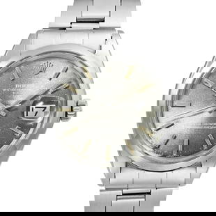 ROLEX Oyster Perpetual Date 1500 Vintage Men's Watch 34mm Stainless Steel Gray Dial: ROLEX Oyster Perpetual Date 1500 Vintage Men's Watch 34mm Stainless Steel Gray Dial Presenting the ROLEX Oyster Perpetual Date, a classic men's wristwatch that embodies the elegance of vintage timepie