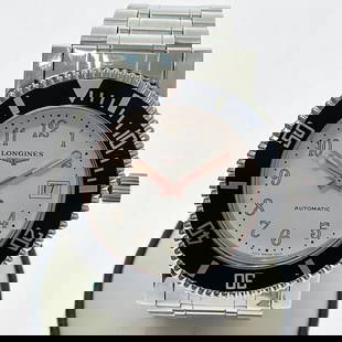 LONGINES Model 7429 Diver's Automatic Men's Watch Silver Stainless Steel: LONGINES Model 7429 Diver's Automatic Men's Watch Silver Stainless Steel This Longines Diver's Watch model 7429 is a sophisticated timepiece designed for men, featuring a sleek silver stainless steel