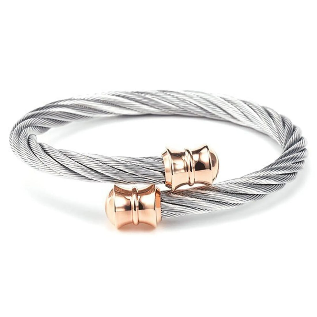 Charriol Celtic Bourse Stainless Steel Rose Gold Cuff Bracelet: Charriol Celtic Bourse Stainless Steel Rose Gold Cuff Bracelet Discover the elegance of the Charriol Celtic Bourse Unisex Bangle Bracelet, a stylish cuff bracelet designed for versatility. Crafted fro
