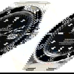 ROLEX Submariner Date 16610 Automatic Men's Wristwatch Silver Black Dial: ROLEX Submariner Date 16610 Automatic Men's Wristwatch Silver Black Dial Experience the iconic ROLEX Submariner Date 16610, a distinguished wristwatch designed for men. Crafted from stainless steel, t