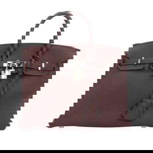Hermes Birkin 25 Brown Leather Handbag 20cm x 25cm x 14cm: Hermes Birkin 25 Brown Leather Handbag 20cm x 25cm x 14cm This elegant Hermes Birkin 25 Handbag is crafted from high-quality leather in a rich brown color, designed specifically for women. With dimens