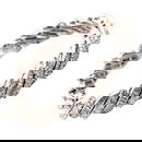 Vintage 17.40ct Round Brilliant and Baguette Diamond Bracelet Platinum