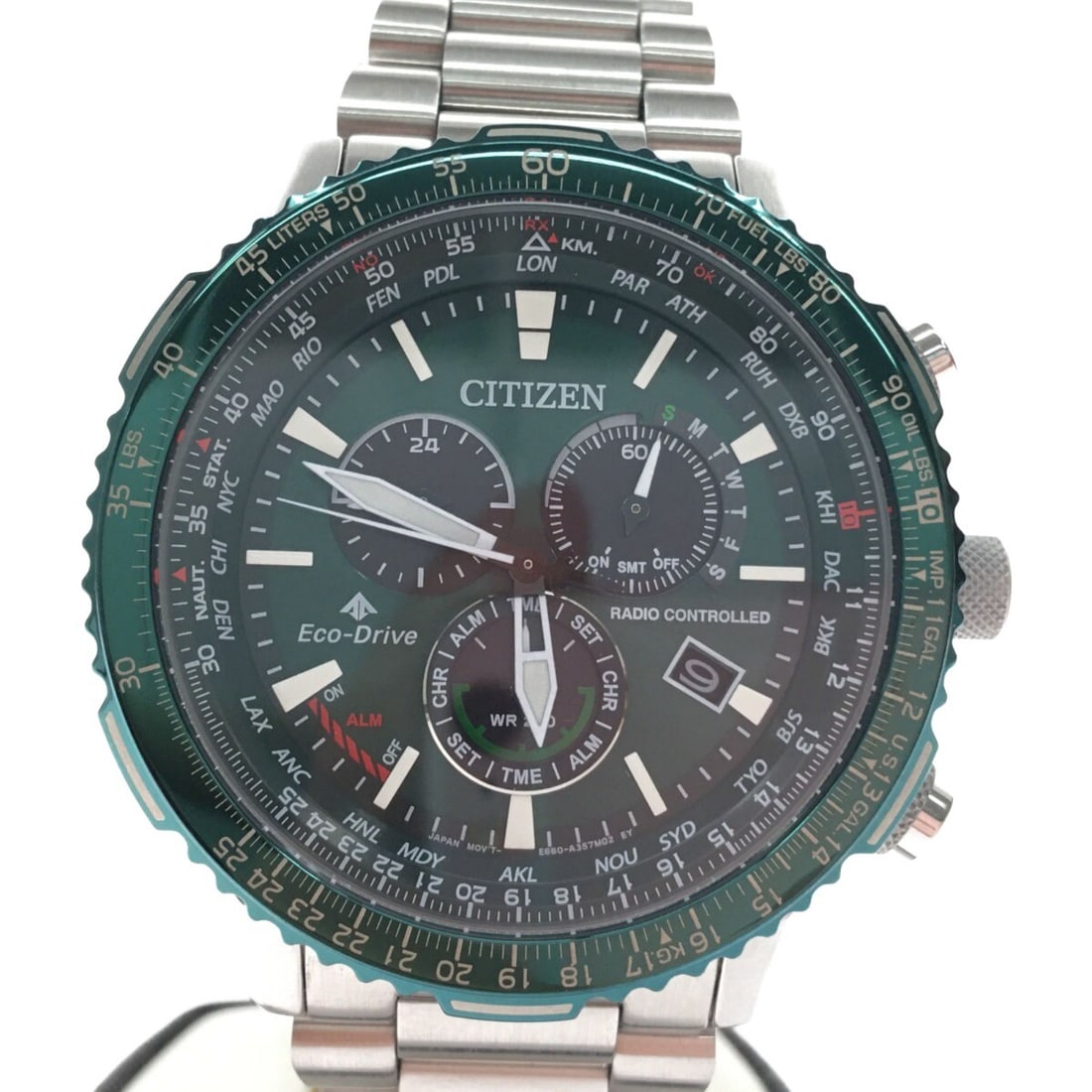 CITIZEN Promaster Sky CB5004-59W Men's Eco-Drive Chronograph Watch: CITIZEN Promaster Sky CB5004-59W Men's Eco-Drive Chronograph Watch This CITIZEN Promaster Sky CB5004-59W men's wristwatch combines functionality and style with its robust stainless steel construction