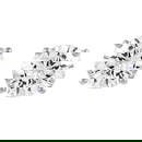 EGL 2.02 Carat Diamond Stud Earrings 14k White Gold