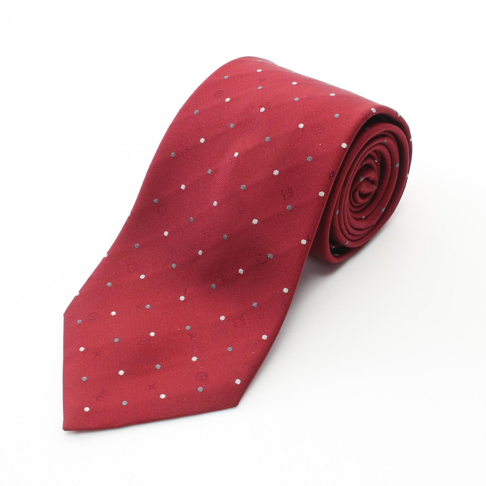 Louis Vuitton Silk Necktie Cravat Bordeaux Multicolor M70154 for Men: Louis Vuitton Silk Necktie Cravat Bordeaux Multicolor M70154 for Men Elevate your formal attire with this exquisite Louis Vuitton silk necktie. Featuring a sophisticated bordeaux base adorned with vib