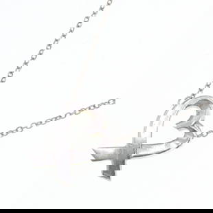 Tiffany & Co Paloma Picasso Loving Heart Sterling Silver 925 Pendant Choker for Women: Tiffany & Co Paloma Picasso Loving Heart Sterling Silver 925 Pendant Choker for Women This exquisite Tiffany & Co. necklace features a Paloma Picasso Loving Heart pendant crafted from high-quality ste