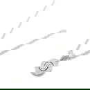 Bvlgari 18K White Gold Diamond Necklace for Women 40cm
