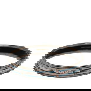 Hermes Enamel PM Cloisonne Bangle Light Blue Silver 18.5cm Women's: Hermes Enamel PM Cloisonne Bangle Light Blue Silver 18.5cm Women's This exquisite Hermes Enamel PM Cloisonne Bangle is designed for women, showcasing a stunning light blue and silver color combination