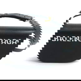 Balenciaga Ville Mini Black Shoulder Bag 550639 Women's Leather 12cm x 18cm x 6cm
