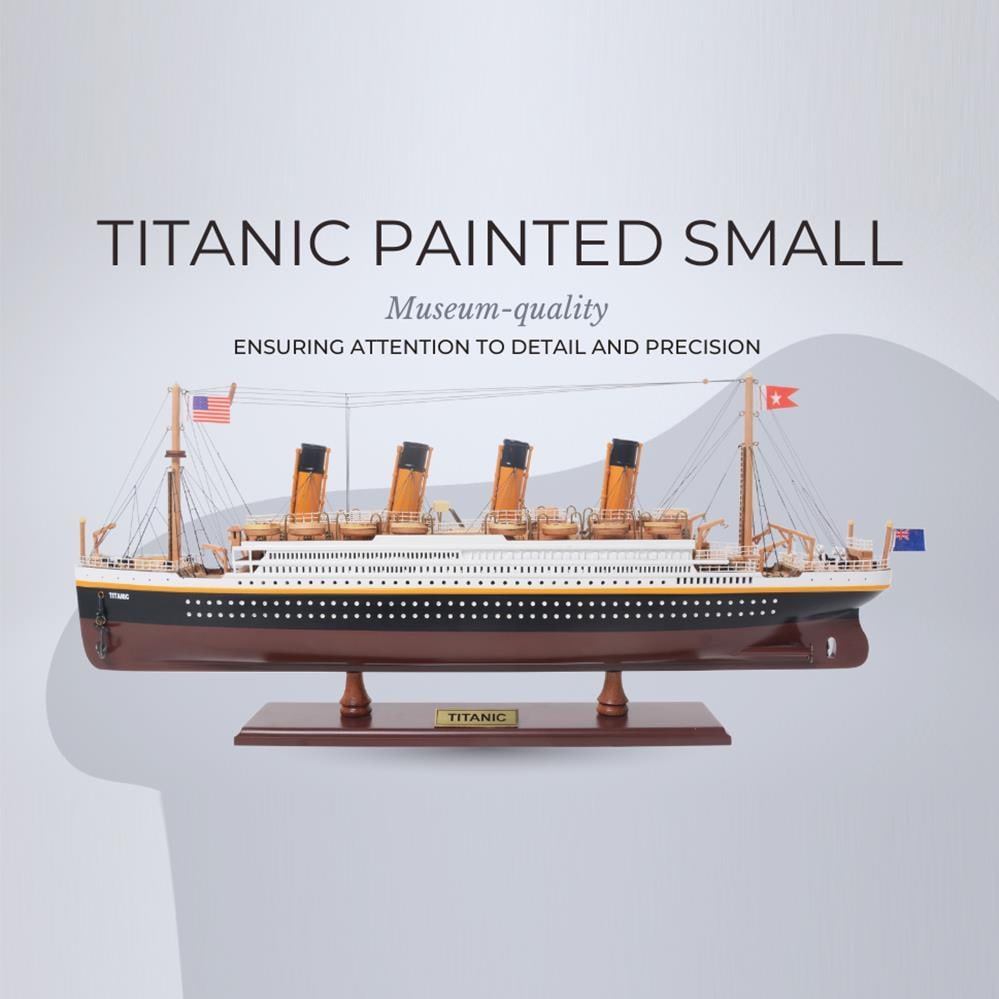Handcrafted Nautical RMS Titanic Model 10 x 25 x 3.5 Inches: Handcrafted Nautical RMS Titanic Model 10 x 25 x 3.5 Inches This beautifully handcrafted model of the RMS Titanic captures the grandeur of the iconic ship with meticulous attention to detail. Standing