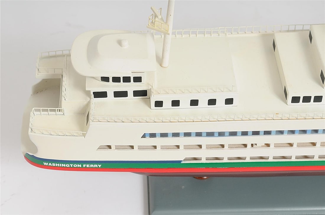 Handmade Washington Ferry Model Nautical 11H 25W 5D: Handmade Washington Ferry Model Nautical 11H 25W 5D This exquisite handmade model of the Washington Ferry is a must-have for collectors and maritime enthusiasts alike. Crafted from a combination of eb