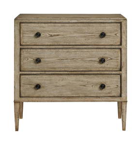 Elegant Light Ash Regency Chest 35.5H 34W 17.5D