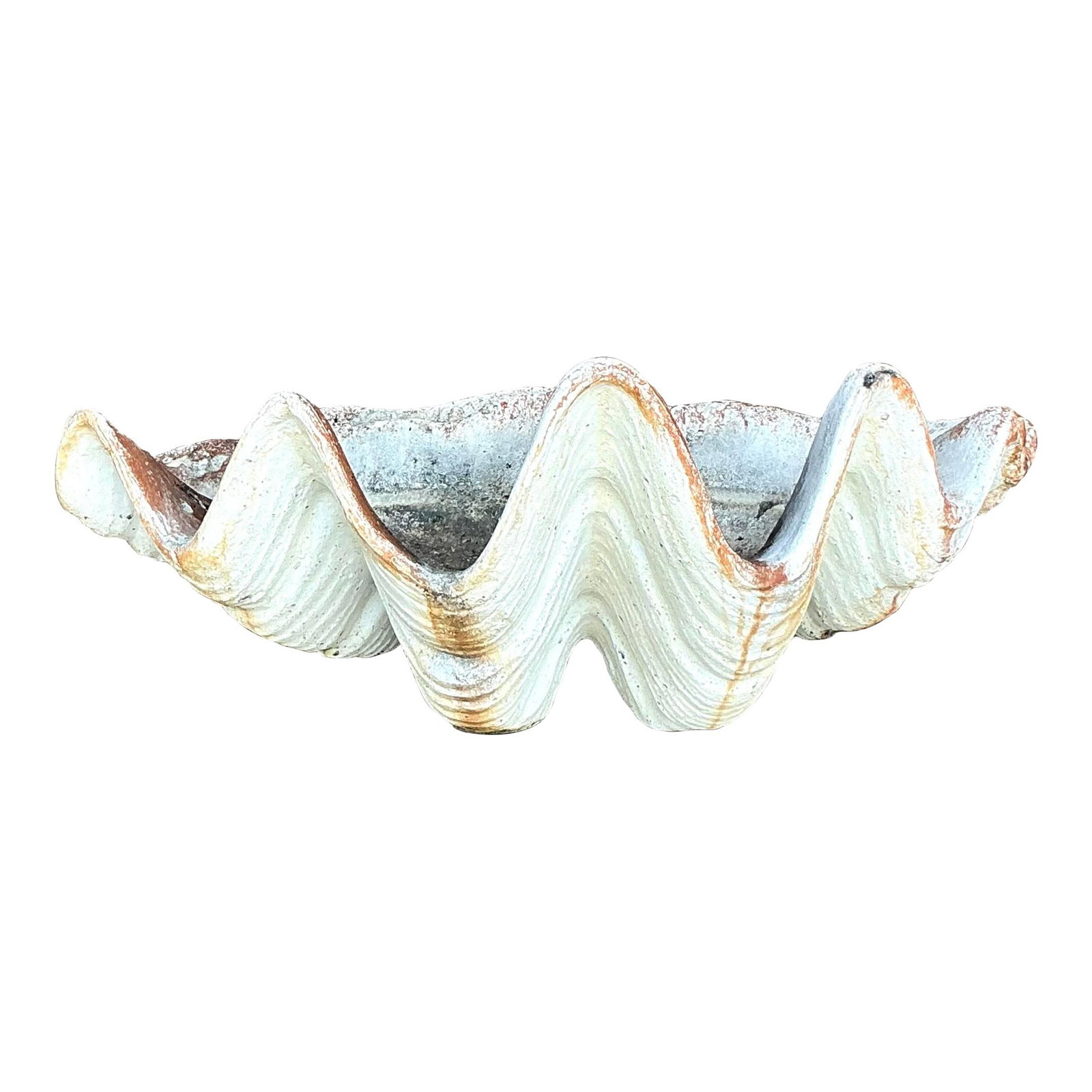 Vintage Gigas Resin Clam Shell 22.25 x 15 x 8.5 Coastal Decor: Vintage Gigas Resin Clam Shell 22.25 x 15 x 8.5 Coastal Decor Enhance your home decor with this Vintage Monumental Gigas Resin Clam Shell, a captivating piece that embodies coastal charm. This large-s