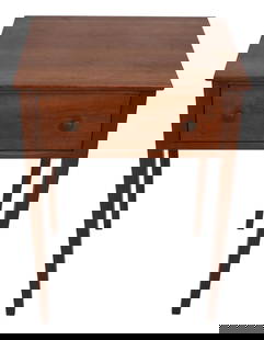 Century Henry Ford Cherry Shaker Nightstand Solid Wood 1 Drawer: Century Henry Ford Cherry Shaker Nightstand Solid Wood 1 Drawer This exquisite Century Henry Ford Museum 1 Drawer Cherry Shaker Nightstand is a testament to quality craftsmanship and timeless design.