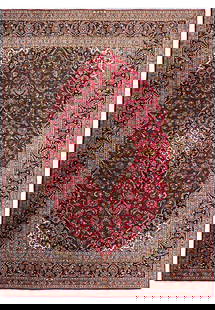 Authentic Persian Kashan Wool Rug 9.7 x 13.0 Handmade in Iran: Authentic Persian Kashan Wool Rug 9.7 x 13.0 Handmade in Iran Experience the timeless beauty of this authentic Persian Kashan wool rug, meticulously handmade in Iran. With a generous size of 9.7 x