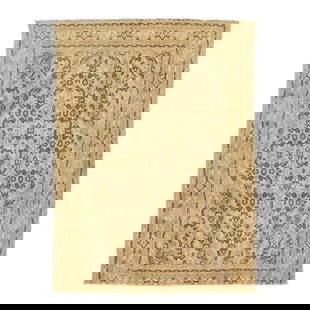 Handmade Beige Vintage Hamadan Wool Rug 6'8" x 9'1" Floral Design: Handmade Beige Vintage Hamadan Wool Rug 6'8" x 9'1" Floral Design Discover the timeless elegance of this vintage hand-knotted Hamadan wool rug, featuring a stunning beige color adorned with an