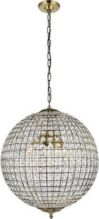Elegant Lighting Victorian Bronze Chandelier 24.5H 20W 20D UL-Listed: Elegant Lighting Victorian Bronze Chandelier 24.5H 20W 20D UL-Listed Illuminate your space with this exquisite Traditional Victorian-Style Bronze Chandelier, designed to add a touch of elegance and vi