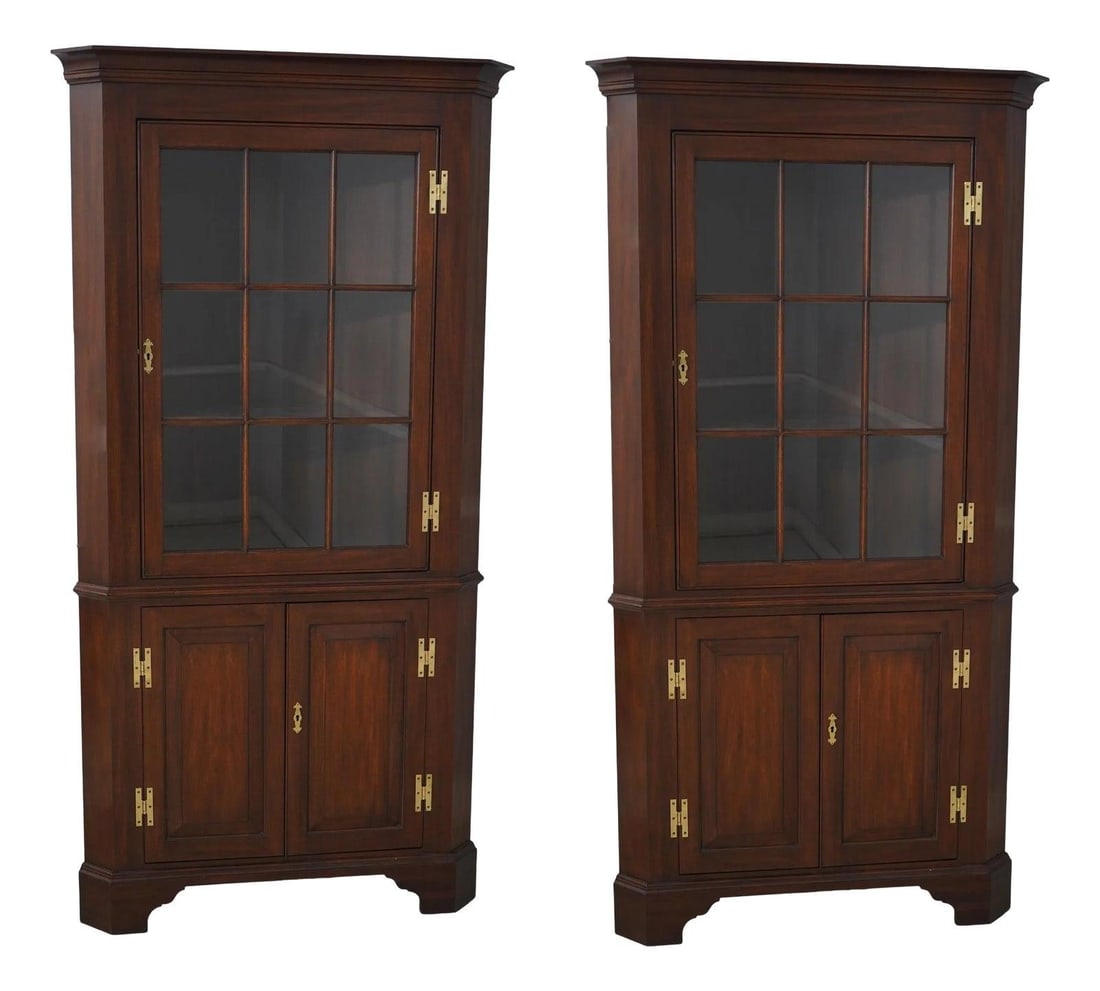 Mahogany Corner Cabinet