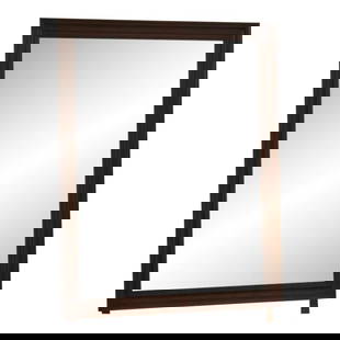 Henkel Harris Solid Mahogany Framed Mirror 34.5x44.5 Brown: Henkel Harris Solid Mahogany Framed Mirror 34.5x44.5 Brown This elegant mirror features a solid mahogany frame crafted by Henkel Harris, showcasing exquisite craftsmanship and timeless beauty. The ric