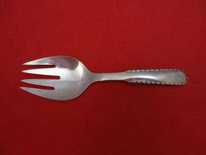 Georg Jensen Rope Sterling Silver Fish Serving Fork 9 Inch: Georg Jensen Rope Sterling Silver Fish Serving Fork 9 Inch This exquisite fish serving fork from the Rope pattern by Georg Jensen is crafted in sterling silver. Measuring 9 inches in length, it showca