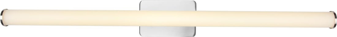 Elegant Lighting 36in Brushed Nickel LED Vanity Wall Sconce: Elegant Lighting 36in Brushed Nickel LED Vanity Wall Sconce Illuminate your space with this sleek Modern 36-inch Brushed Nickel LED Wall Light. Designed as a contemporary vanity wall sconce, it featur