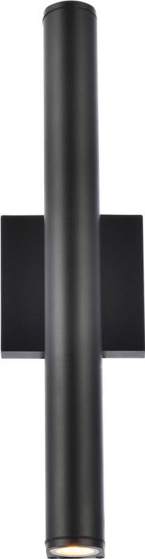 Elegant Lighting Outdoor LED Wall Light 17.38H Traditional Black: Elegant Lighting Outdoor LED Wall Light 17.38H Traditional Black Illuminate your outdoor spaces with this elegant LED wall light, designed in a traditional black finish. Perfect for wet locations, thi
