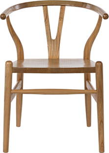 Zola Chair Craftsman Style Mindi Sungkai 29H 22W 21.5D: Zola Chair Craftsman Style Mindi Sungkai 29H 22W 21.5D Introducing the Zola Chair, a harmonious combination of style and comfort. This Craftsman-style chair features a unique Y-shaped design with a cu