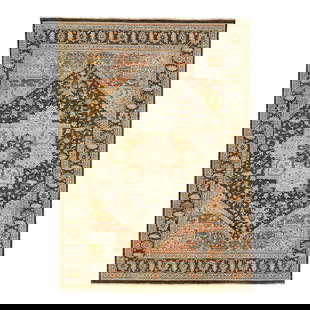 Handmade Persian Tabriz Style Wool Rug 10' x 13'11' by Apadana: Handmade Persian Tabriz Style Wool Rug 10' x 13'11' by Apadana Apadana's Artisan collection offers a unique way to bring a sophisticated antique feel to any home. Boasting unique designs, skilled arti