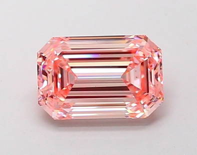 Loose Diamond - EMERALD 1.87ct Fancy Intense Pink VVS2: Loose Diamond - EMERALD 1.87ct Fancy Intense Pink VVS2 Source: This is a real non-mined Diamond that has been grown in a lab Shape: EMERALD Carats: 1.87 Color: Fancy Intense Pink Certification: IGI Vi