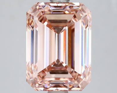 Loose Diamond - EMERALD 4.08ct Fancy Intense Pink VVS2: Loose Diamond - EMERALD 4.08ct Fancy Intense Pink VVS2 Source: This is a real non-mined Diamond that has been grown in a lab Shape: EMERALD Carats: 4.08 Color: Fancy Intense Pink Certification: IGI Vi