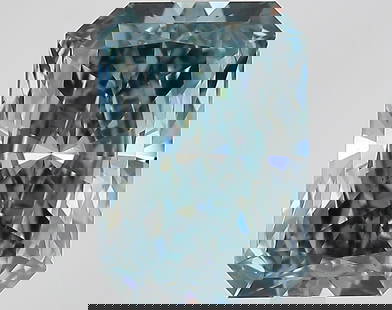 Loose Diamond - RADIANT 4.02ct Fancy Intense Greenish Blue VS2: Loose Diamond - RADIANT 4.02ct Fancy Intense Greenish Blue VS2 Source: This is a real non-mined Diamond that has been grown in a lab Shape: RADIANT Carats: 4.02 Color: Fancy Intense Greenish Blue Cert