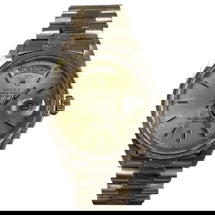 Rolex Day-Date 36 President 18078 Automatic 18k Gold Bark Finish: Rolex Day-Date 36 President 18078 Automatic 18k Gold Bark Finish Introducing the Rolex Day-Date President, a classic timepiece renowned for its elegance and craftsmanship. This exquisite watch feature